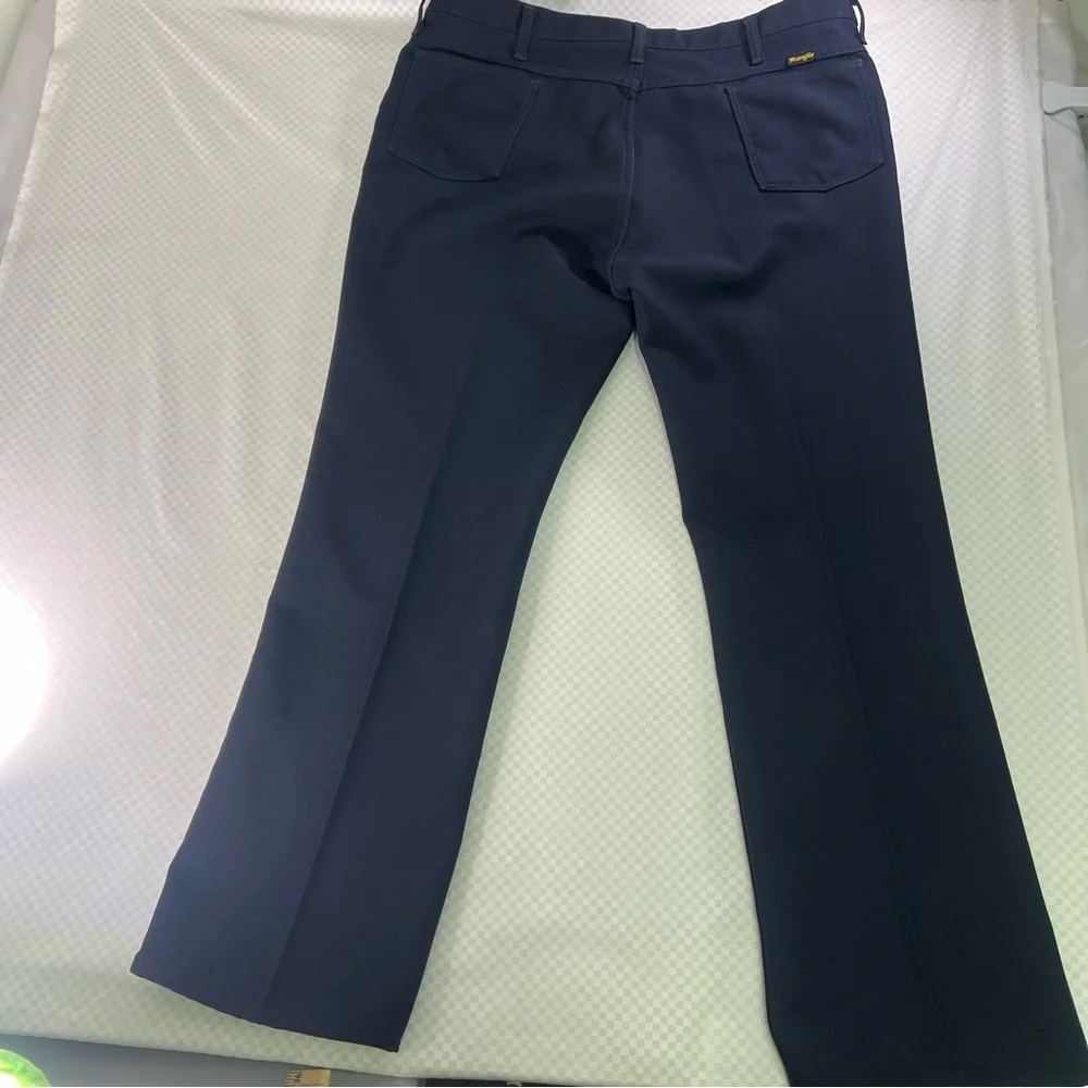 Vtg 70’s Wrangler‎ Wrancher Boot Blue Pants Men’s 42 x 32 Mint USA Made